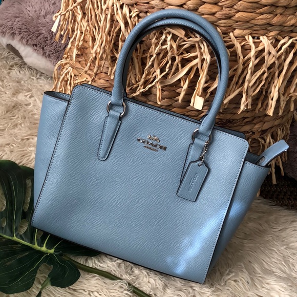 Coach Handbags - Coach Crossgrain Leah Satchel Crossbody Bag